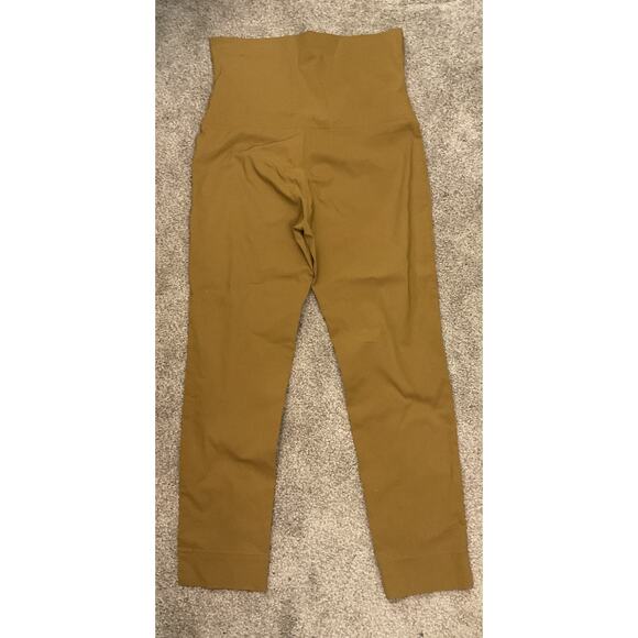 Bitte Kai Rand Magic FoldOver Stretch Slim Trouser Pants in Mustard, L - Picture 5 of 6